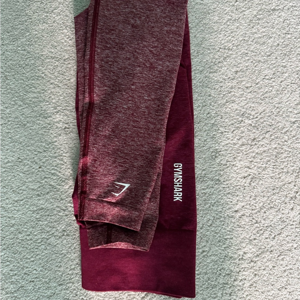Gymshark Ombré Maroon Leggings BRAND NEW W/OUT TAGS